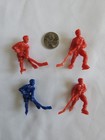Vintage 1956 1957 Kelloggs Cereal Premium Plastic Hockey Figures Lot Of 4 