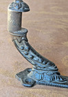 Antique Victorian Eastlake Cast Iron Stair Rail Bracket Arm
