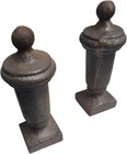 Urn Cast Iron Topper finial - Heavy  1 Pair 
