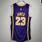 Lebron James  23 Purple Crew Neck Basketball Jersey New Fan Jersey Sewn S-2xl