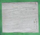 1859 Property Tax Receipt - Menard County  Illinois 6 75 x7 75  - Pre-civil War