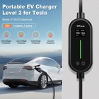 Fast Electric Vehicle Ev Charger For Tesla 7 68kw 32a-240v 21ft Cable Nema 14-50