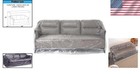 Waterproof Large Plastic Sofa Couch Cover - 96x42x62 Inch Dust-proof Protector