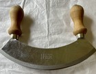 Rost Frei Food Chopper Double Blade Wood  Handles 5 5    Vtg Quality Germany Made