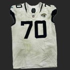 Cole Van Lanen Game Worn 11 02 25 Jacksonville Jaguars    nfl Jersey Vs Raiders