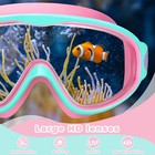 2 Pack Kids Swim Goggles For 3-15 Uv Protection Anti-fog Pool Water  Swimming Go