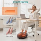 Shiatsu Foot Massager With Heat  2026 Upgraded   3 Modes Deep Kneading Therap   