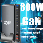 800w Multi Fast Charging Station Usb A c Ports Compatible For Multiple Devices
