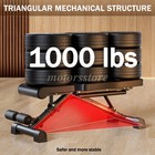 1000 Lbs Adjustable Utility Bench Weight Bench Home Gym Fitness Workout Exercise