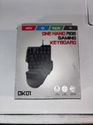 Dk01 One-hand Rgb Gaming Keypad  Wired Usb  Black  Pc ps4 xbox One switch
