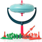 Retro Mystery Spaceship  blue      Wind-up Gyroscope Toy For Boys And Girls  Class