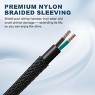 25 Ft 4 Pin Trailer Wiring Harness   waterproof Trailer Wiring Kit