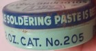 1940 s-50 s Eagle Soldering Paste Nos Tin