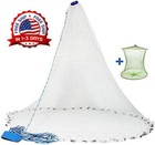 Red De Pesca De 8 Ft Americana Exclusiva Pesca Masiva Con Plomadas Nuevo 2022