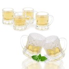 Mini Beer Mug Shot Glasses With Handles For Party-2 16   Tall-2 Oz  6  Glass 