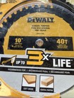 Dewalt Dwa11040 10  40t Tungsten Carbide Steel Gen Purpose Cir  0517 New 