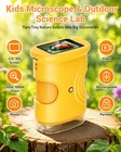 1000x Digital Handheld Microscope For Kids With 2 0  Ips Screen  Orange