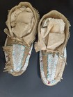 Native American Vintage Beaded  Moccasins Plains