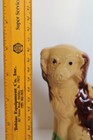 Rare 19th Century Antique Yellowware Staffordshire Spaniel Dog Pottery Bank  5  