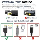 For Lenovo Thinkpad 90w 65w 20v 4 5a Power Supply Ac Adapter Square Slim Tip Uk