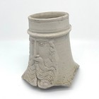 2 Very Rare 16th Century Bartmann Fragments - Bellarmine Stoneware - Baardman