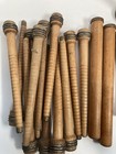 Wood Spools Bobbins Wooden Industrial 3 -10  Vintage Quills Mix Lot-30 