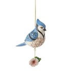 Jim Shore Heartwood Creek 6014423 Blue Jay Hanging Bird Ornament