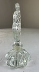 1940 s Vintage Pressed Imperial Glass Ohio Ornate Perfume Bottle Perfumer 6  Art