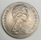 1969 Turks   Caicos 1 One Crown - Copper Nickel World Coin - 50 000 Mintage