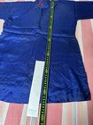 Antique Chinese Qing Dynasty Silk Robe  Vintage Embroidered Costume Collectible