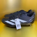 Adidas Adizero Electric Ii Football Cleats Core Black White Men s Ih5981 Sz 12
