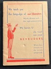 Post Ww2 Occupied Germany Uncle Sam We Teach You The Language Of Our Liberators