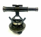 Antique Nautical Brass Telescope Alidade Compass Transit Surveying Theodolite   
