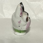 Vintage 1930 s Porcelain Bulldog Dog Carnival Cane Topper Made In Japan