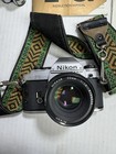 Nikon Fg 35mm Film Slr Camera W  Nikkor 50mm F 1 8 Lens   Sb-15 Flash