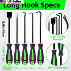 Ftihtry 11-piece Pick Set And Hook With Scraper Magnetic Green 