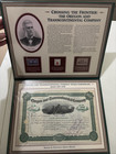 Sidney Dillon Signed Oregon And Transcontinental Company - Stock Certificate