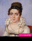 Antique Early 1800s French School Gouache Hand Painted Miniature Woman Portrait