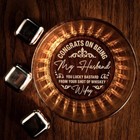 Congrats On Being My Husband Whiskey Glass - From The Reason You Drink Gifts