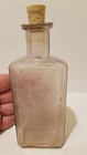 Antique Corked Apothecary Medicine Bottle Harry Quin Druggist Newark  Nj W t o 