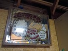 Coca Cola Mirror Clock  Works Like It s Brand New 