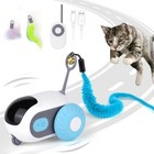 Smart Remote Control Cat Toy Car - Automatic 2-mode Interactive Moving Toy Mouse