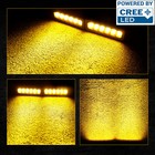 2pcs 6  Pro Max Cree Led Light Bar Combo Pods Offroad Heavy Duty Driving Fog 4wd