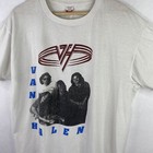 Vtg 1991 Van Halen  rare Canada Tour  Band T Shirt Double Sided White 90s Sz Xl