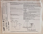 Mccall s Pattern M6570 Misses  Top   Lined Skirt Sewing Craft Project 6570  h 
