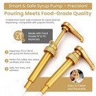 Syrup Pump For Coffee Syrup Bottles     4-pack Dispenser Pumps Fits 750ml   25    