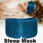 Mulberry Silk Sleeping Mask Light Blocking Soft Padded Eyemask Travel Sleep Aid