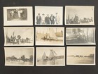 Vintage Camp Pioneer Photograph Lot Native American Indian Sailing Snow