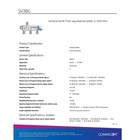 Commscope Sv-3bg 3-way Balanced Coaxial Splitter  5-1002 Mhz