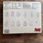 Makit   Bakit 12 Christmas Ornament Kit  Sealed Box    stained Glass Look    1983